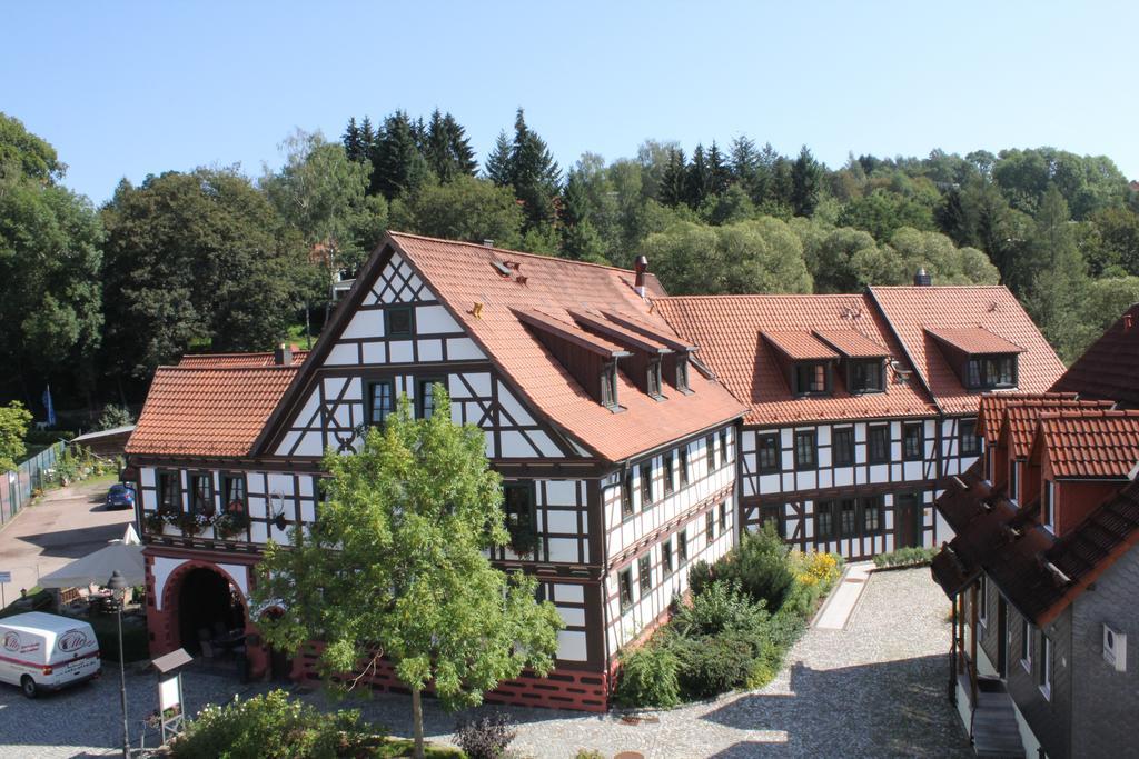 Hotel Goldener Hirsch Suhl Bagian luar foto