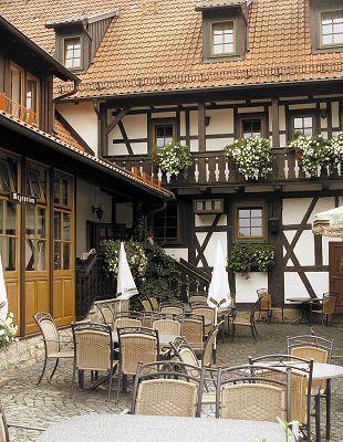Hotel Goldener Hirsch Suhl Bagian luar foto